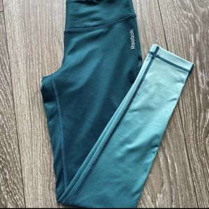 REEBOK Teal Ombre Leggings size M